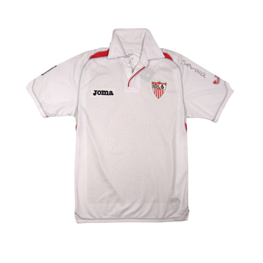 Front view of the 2009/10 Sevilla home shirt by Joma