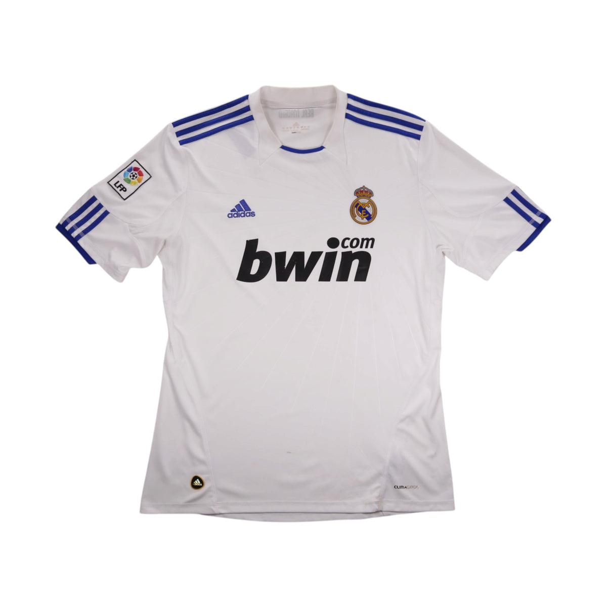 Real Madrid 2010/11 adidas home shirt front with bwin.com sponsor