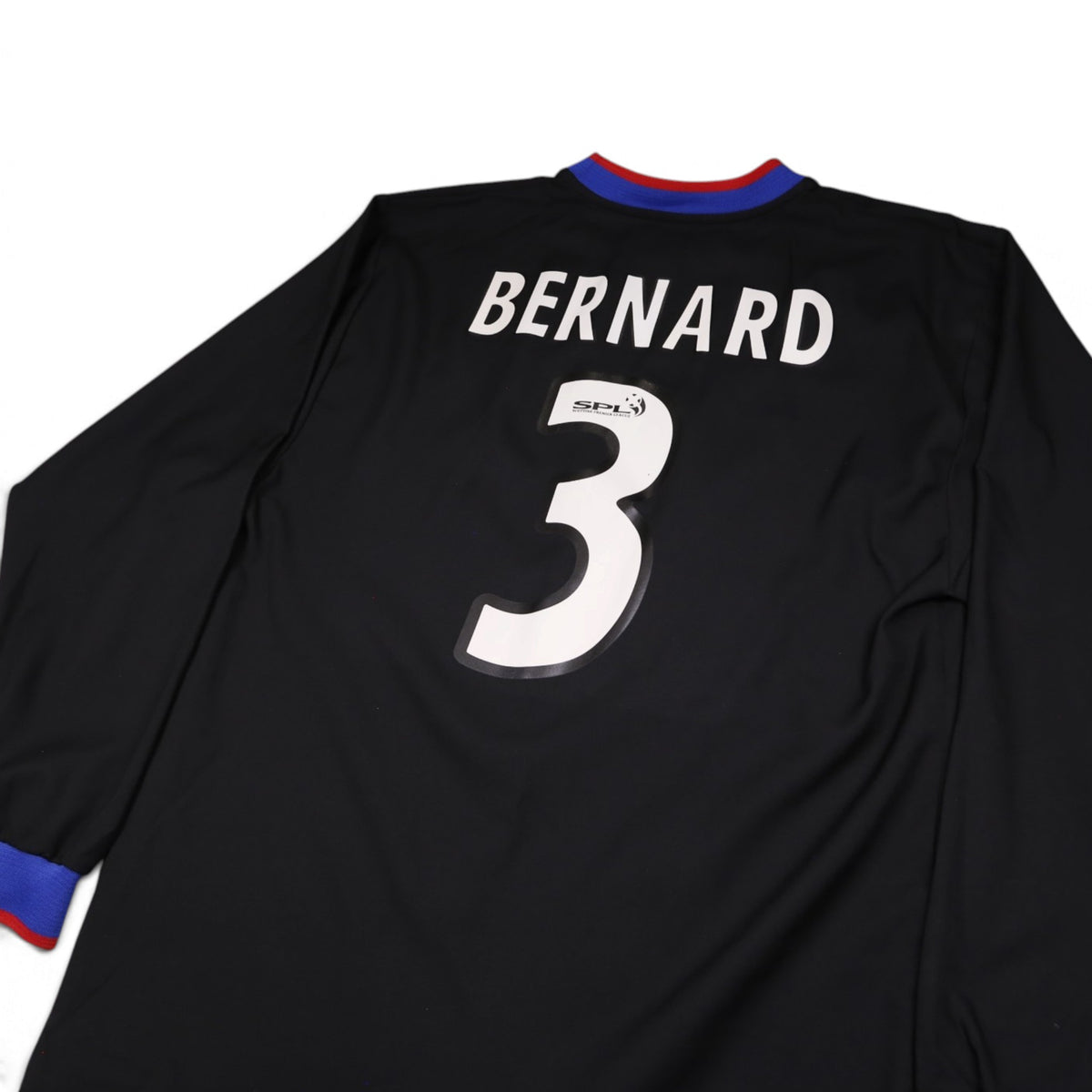 Close-up of Bernard 3 print with SPL patch on back