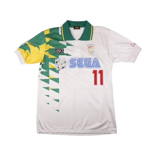 Front of 1993/94 JEF United away shirt with Sega sponsor and number 11