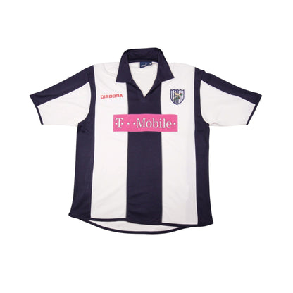 Front of 2005/06 West Bromwich Albion home shirt by Diadora with T-Mobile sponsor