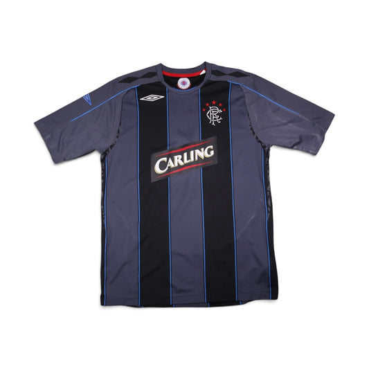 Rangers 2007/08 away shirt front view with Carling sponsor and Umbro logo