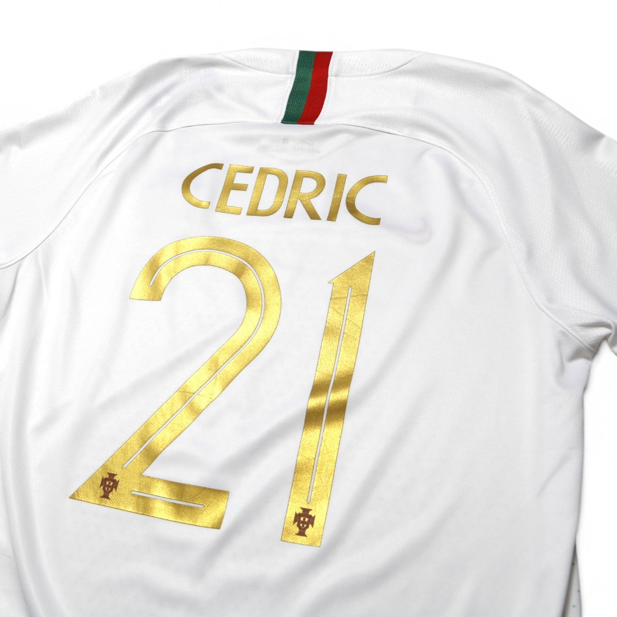 2018/19 Portugal Away Shirt – Cedric #21 – detail
