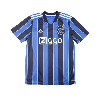 Ajax 2021/22 away shirt front view with Ziggo sponsor and Ajax crest