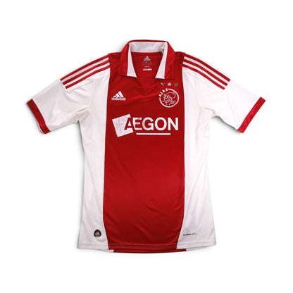 Ajax 2011/12 adidas home shirt, rear view showing plain back