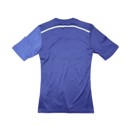 Back view of 2014/15 Ajax away football shirt showing navy and blue panels