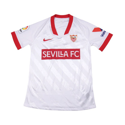 Front of Sevilla home shirt with Sevilla FC branding and Nike swoosh