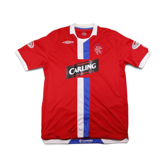 2008/09 Rangers third shirt front view with Carling sponsor and Umbro logo