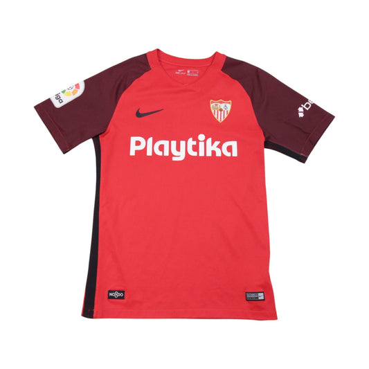 Front view of 2018/19 Sevilla away football shirt with Playtika sponsor