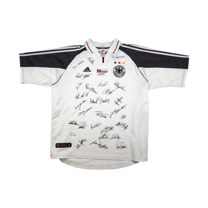Germany 2000/02 home shirt front with squad signatures