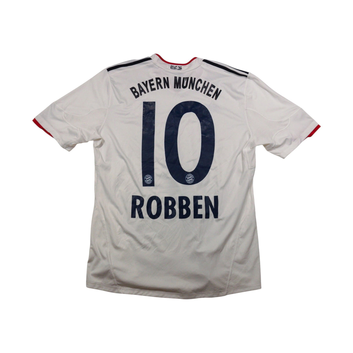 Back of Bayern Munich shirt printed Robben and number 10