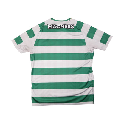 Celtic 2018/19 home shirt back, showing the Magners sponsor below the collar