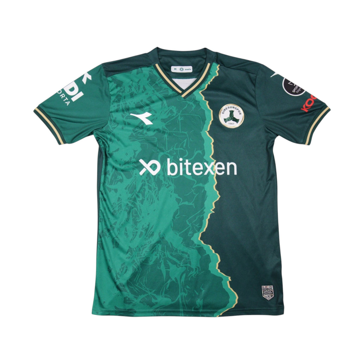 Front view of 2022/23 Giresunspor fourth shirt by Diadora with Bitexen sponsor logo