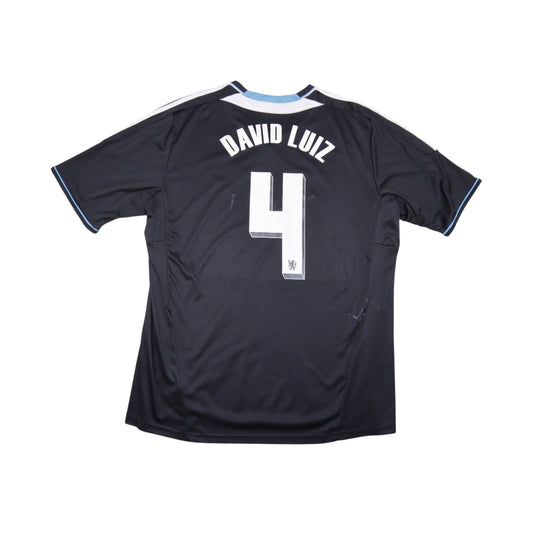 Chelsea away shirt back printed David Luiz number 4