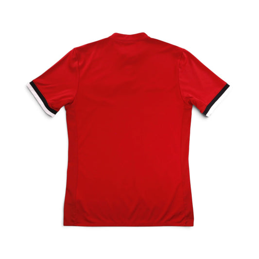 2017/18 Manchester United home shirt plain red back