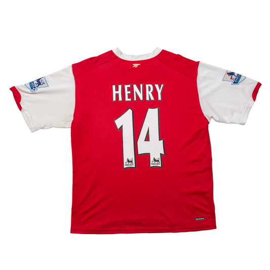 2006/08 Arsenal Home Shirt Henry #14 (XL)
