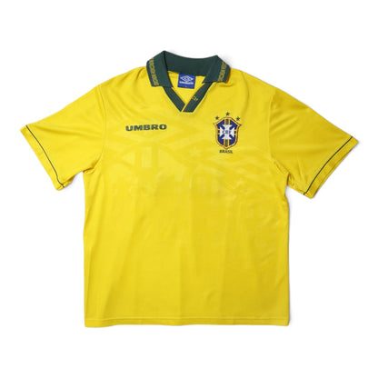 Brazil 1993/94 home shirt front and back view, number 10