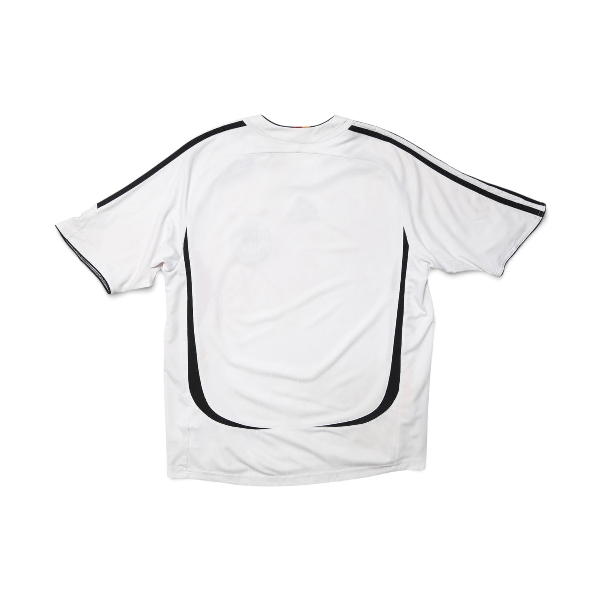 2005-07 Germany home shirt back view laid flat showing full design