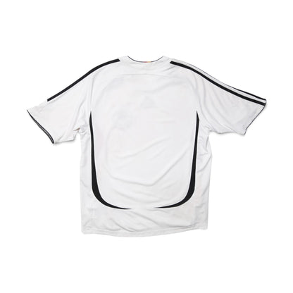 2005-07 Germany home shirt back view laid flat showing full design