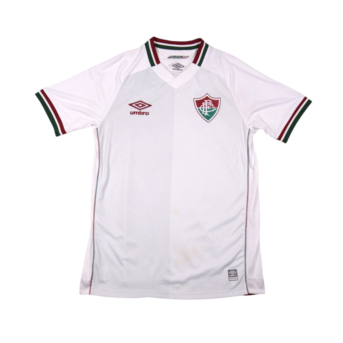 Front view of the 2021/22 Fluminense away shirt by Umbro