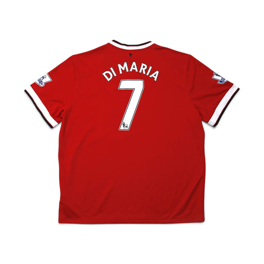 Front view of 2014/15 Manchester United home shirt with Chevrolet sponsor and crest