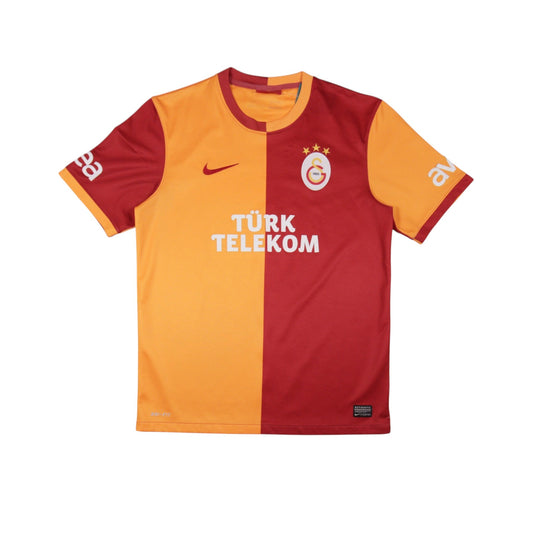 2013/14 Galatasaray home shirt front view with Türk Telekom sponsor