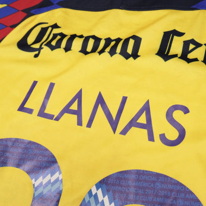 Close-up of Llanas 22 nameset and Corona Cero branding on back