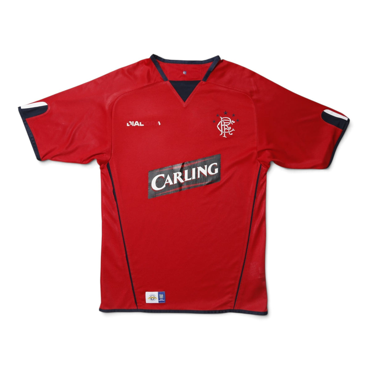 2004/05 Rangers away shirt front view with Carling sponsor and Diadora logo