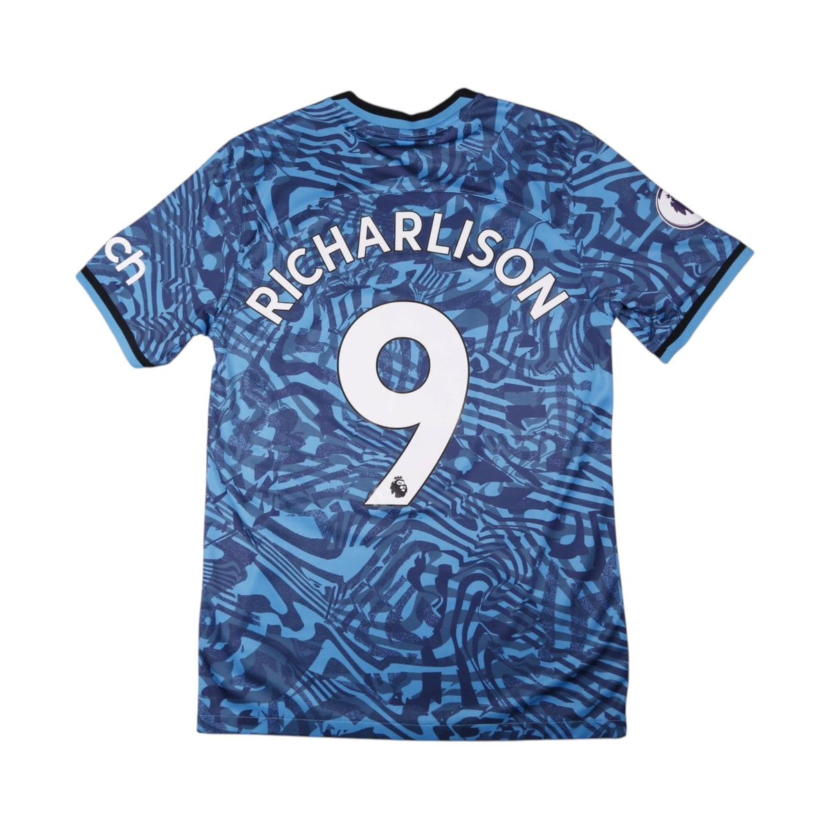 Tottenham Hotspur 2022/23 third shirt back view with Richarlison and number 9