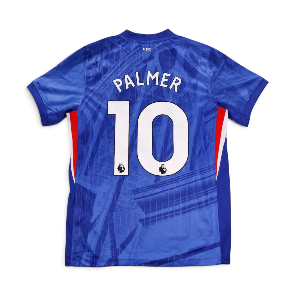 Chelsea home shirt back view printed with Palmer 10