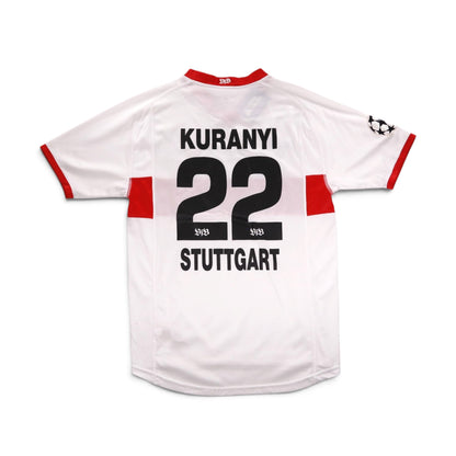 Back of VfB Stuttgart shirt showing Kuranyi 22 Stuttgart print