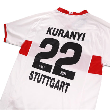Close-up of Kuranyi 22 Stuttgart print on the back