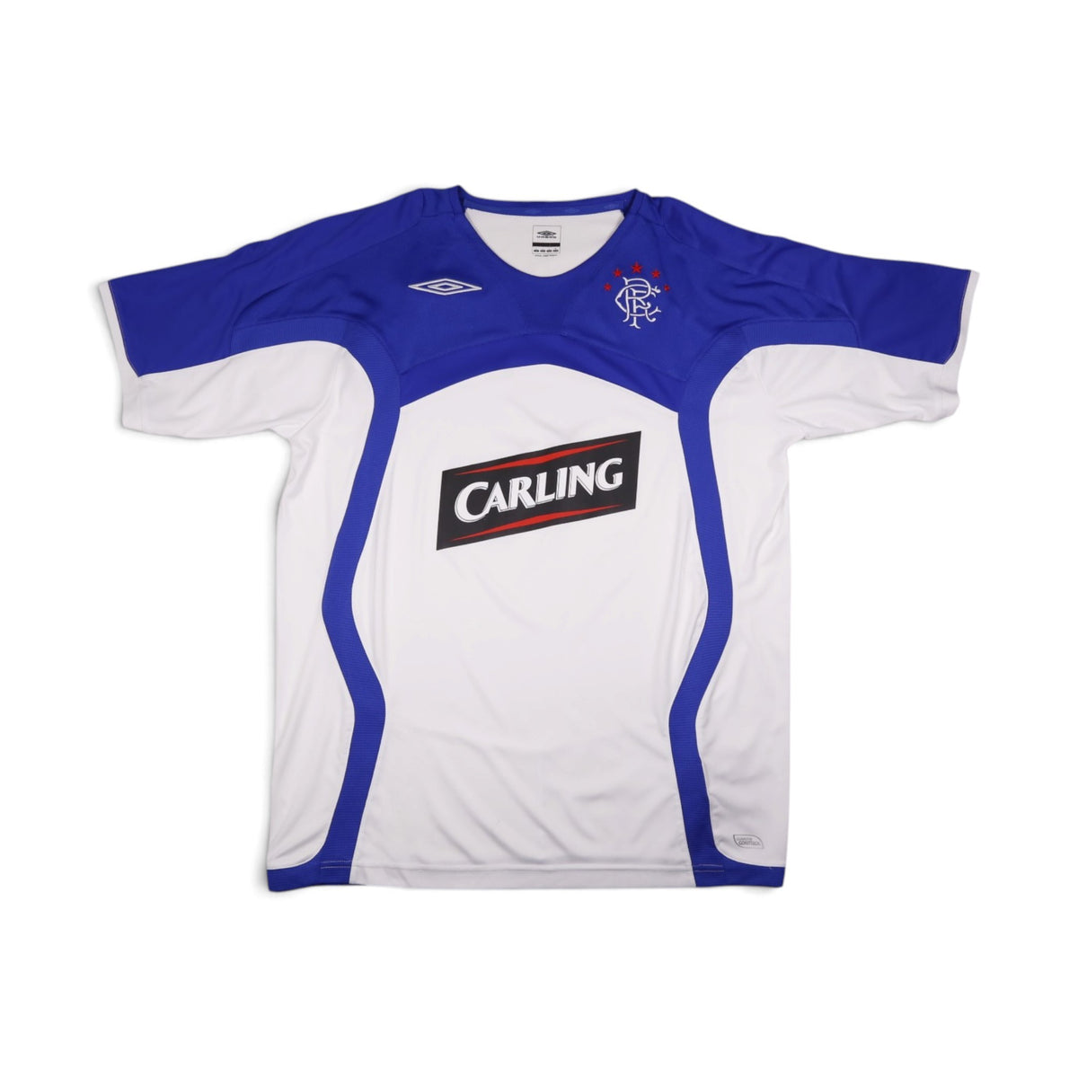 2006/07 Rangers Umbro training shirt front view with Carling sponsor
