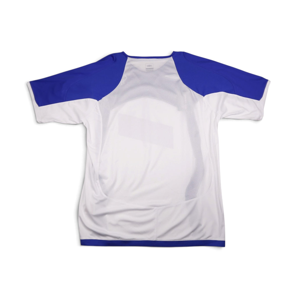 2006/07 Rangers Umbro training shirt back view showing mesh ventilation panel