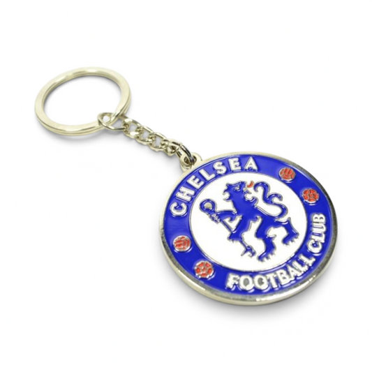 Chelsea Metal Crest Keyring