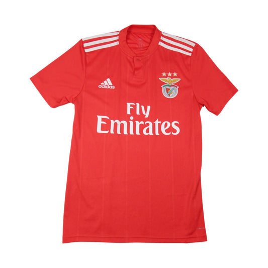 Front view of 2018/19 Benfica adidas home shirt with Fly Emirates sponsor