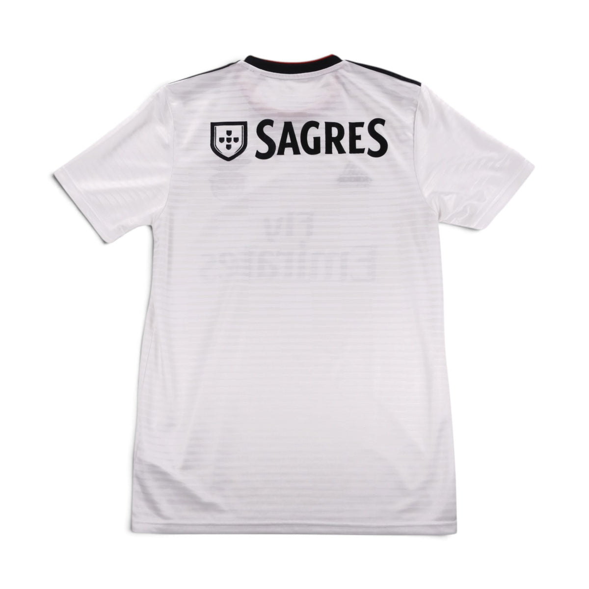Benfica 2018/19 away shirt back with Sagres sponsor across the upper back