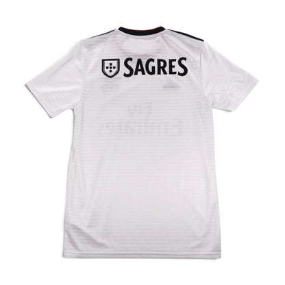 Benfica 2018/19 away shirt back with Sagres sponsor across the upper back