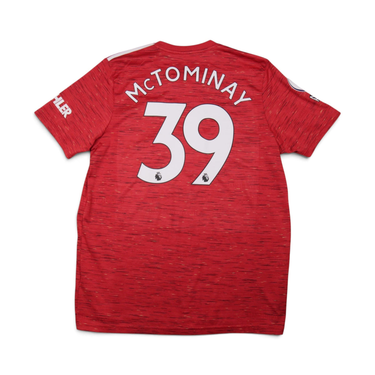 Manchester United 2020/21 home shirt back with McTominay 39 printing