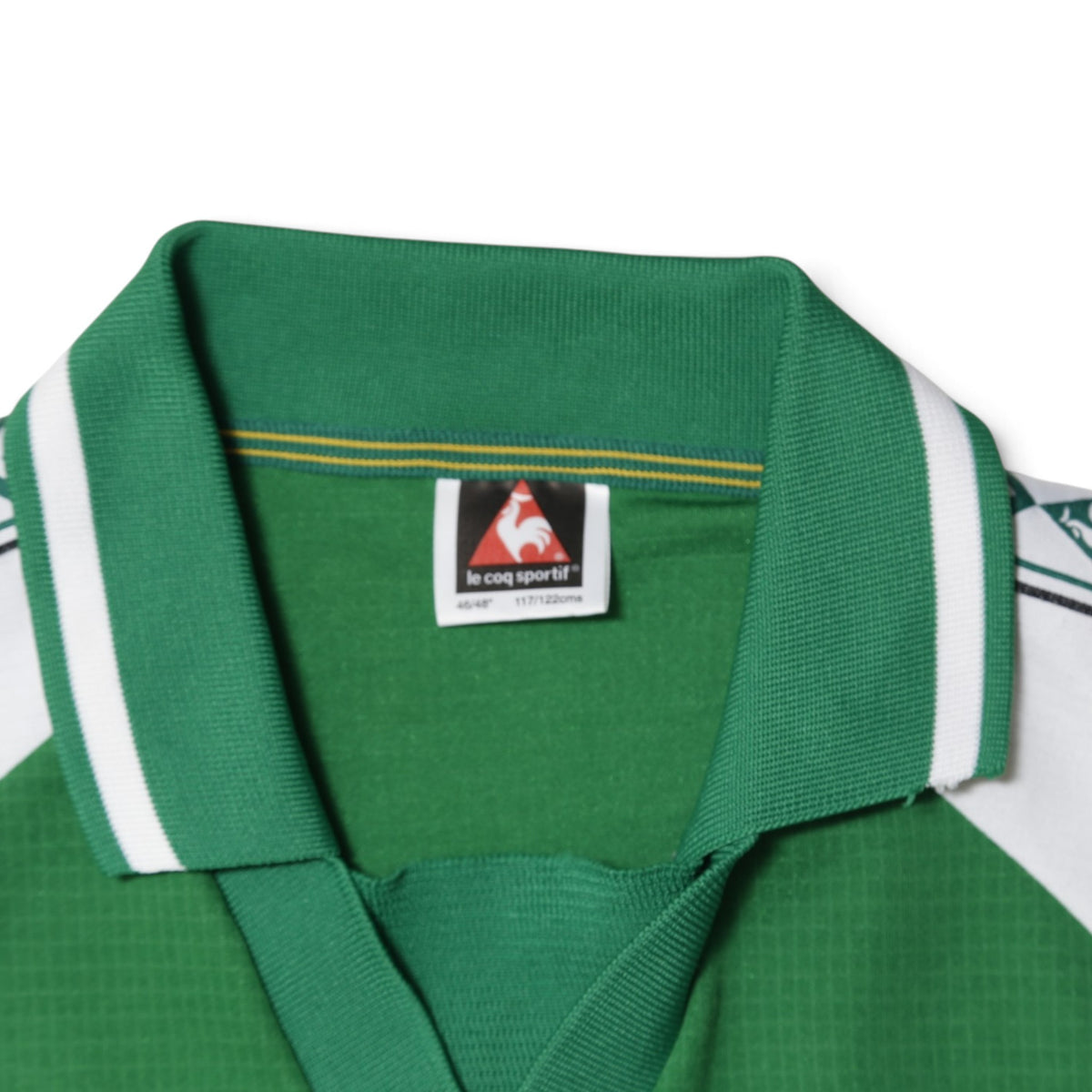 1998/99 Hibernian home shirt back view showing plain rear panel