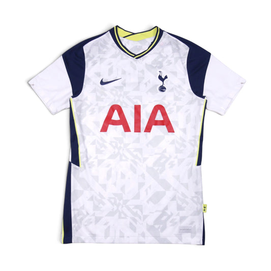 Front view of 2020/21 Tottenham Hotspur home shirt with AIA sponsor and Nike logo