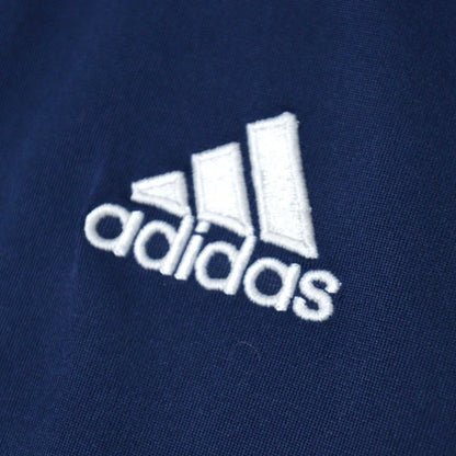 Close-up of the adidas logo embroidery