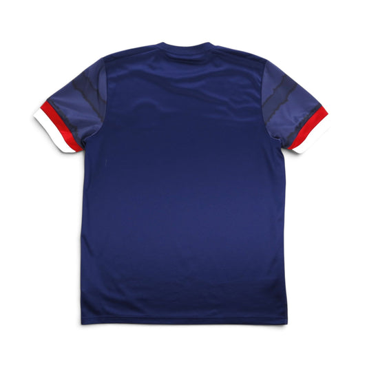 Scotland 2020/21 adidas home shirt back view, plain navy