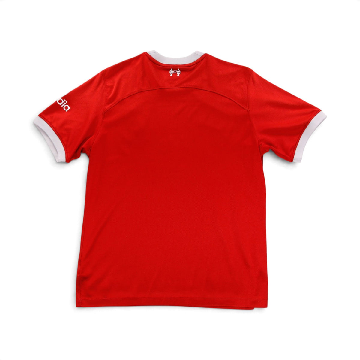 Liverpool 2023/24 home shirt back, plain with no name or number