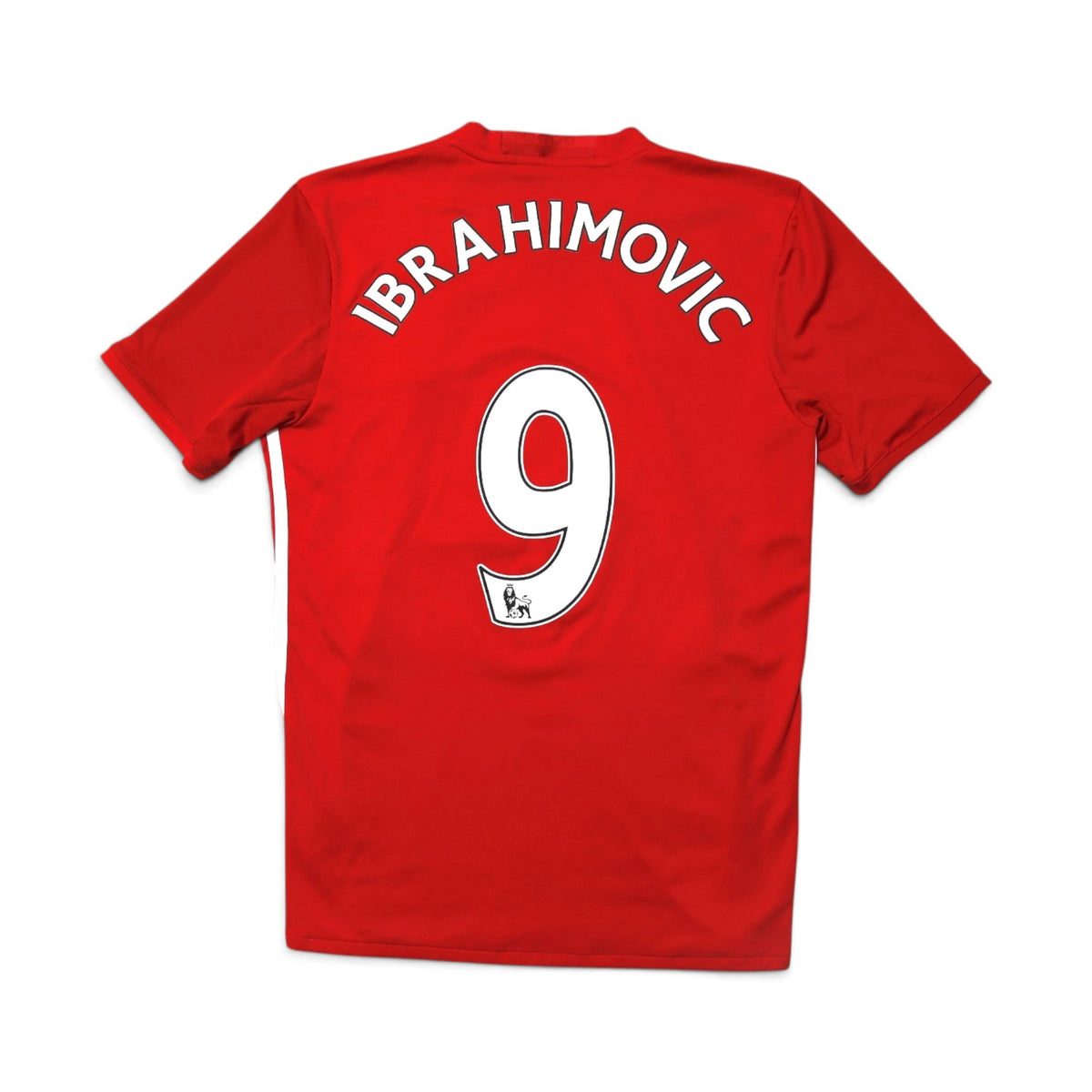 Manchester United 2016-17 home shirt back with Ibrahimovic 9 printed name and number