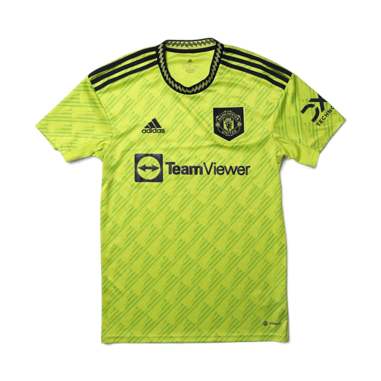 Manchester United 2022-23 third shirt front view with TeamViewer sponsor