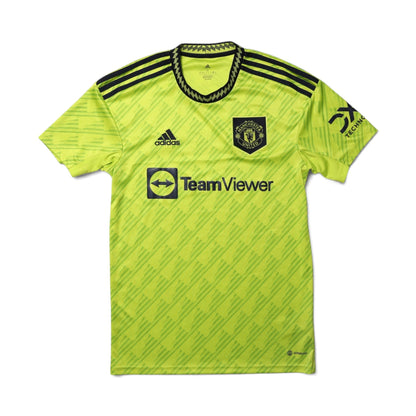 Manchester United 2022-23 third shirt front view with TeamViewer sponsor