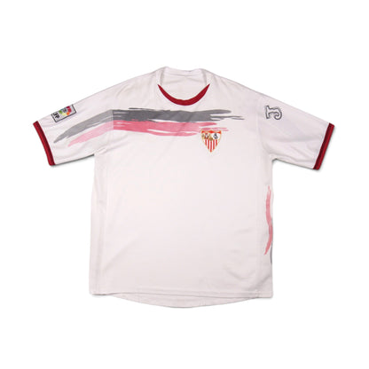 Front view of 2006/07 Sevilla home football shirt, size M