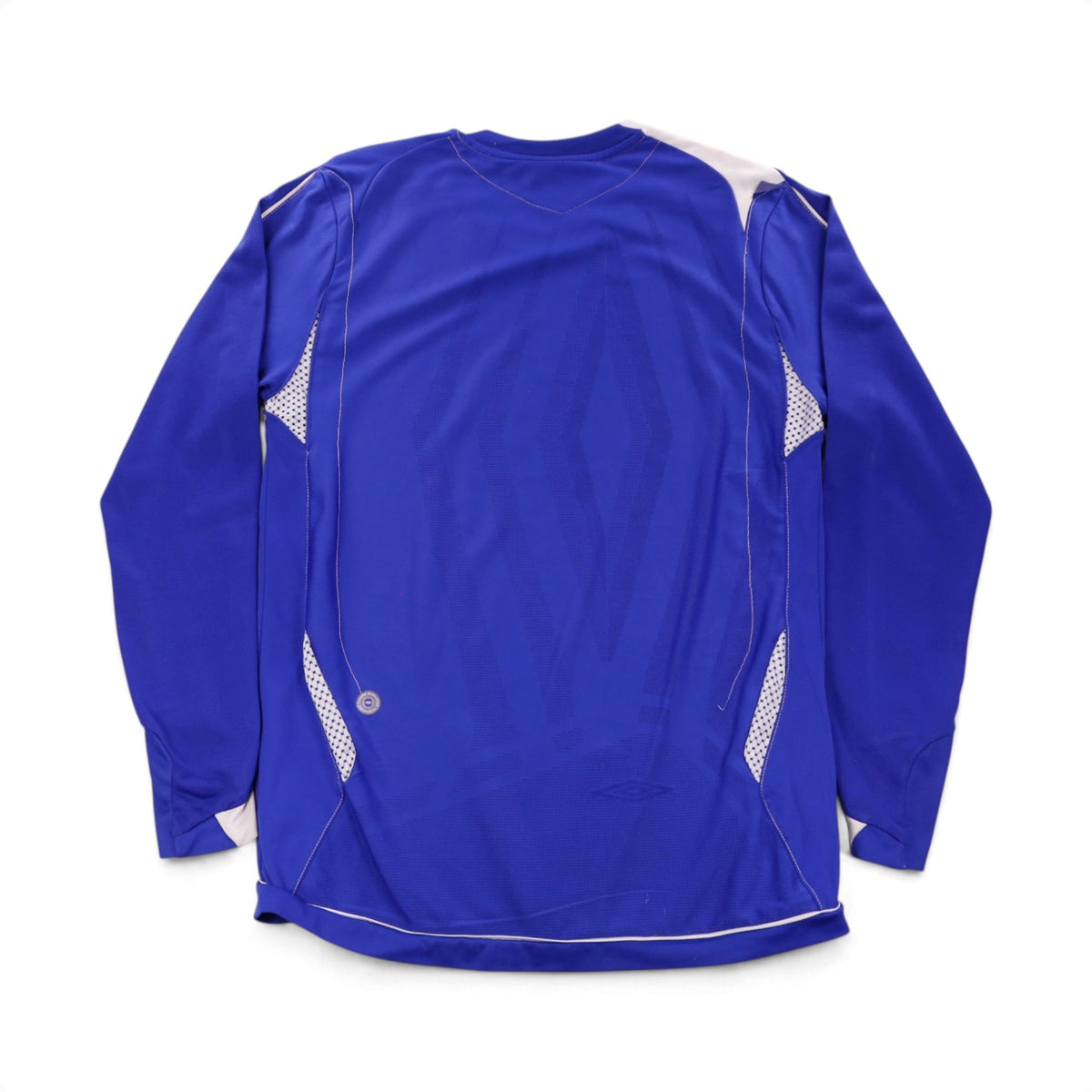 Everton 2008/09 home shirt back view, royal blue with white panelling