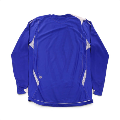 Everton 2008/09 home shirt back view, royal blue with white panelling